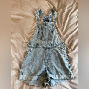 GAP Light Wash Shortalls or Denim Shorts Overalls